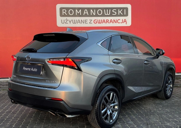 Lexus NX cena 127900 przebieg: 62076, rok produkcji 2017 z Jedlicze małe 254